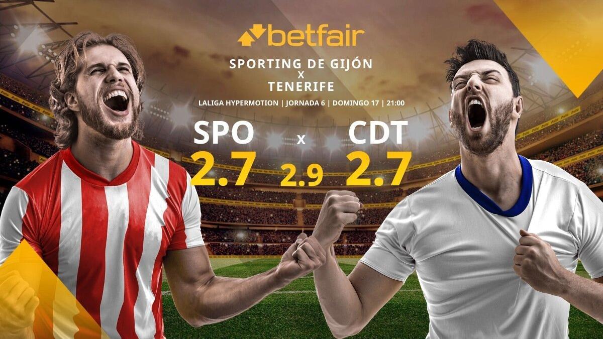 Real Sporting de Gijón vs. CD Tenerife: horario, TV, estadísticas, clasificación y pronósticos
