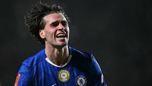 Marc Guiu, goleador ante el Charlton Athletic en la FA Cup