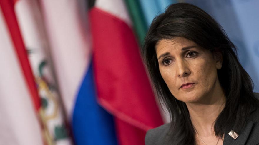 Nikki Haley, embajadora de EEUU en la ONU.