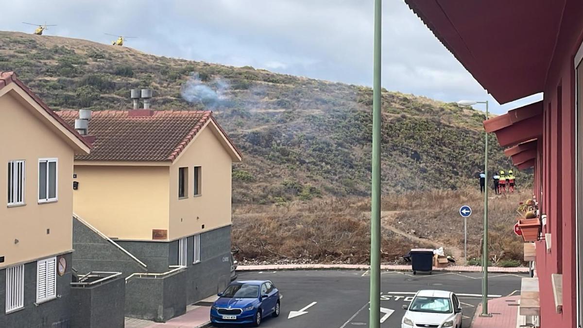 Incendio en Lomo Los Frailes
