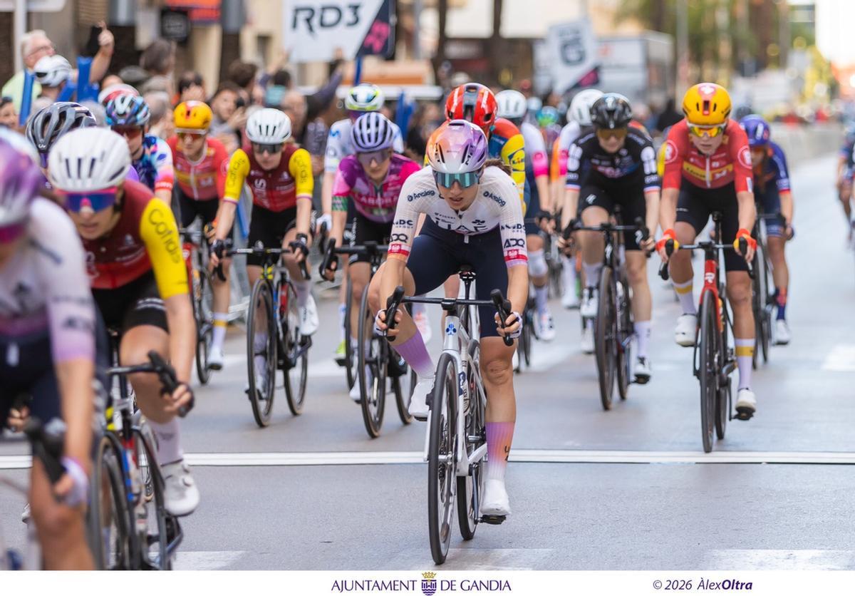 Gandia acoge la primera etapa de la Setmana Ciclista Internacional-Volta Femenina de la Comunitat Valenciana