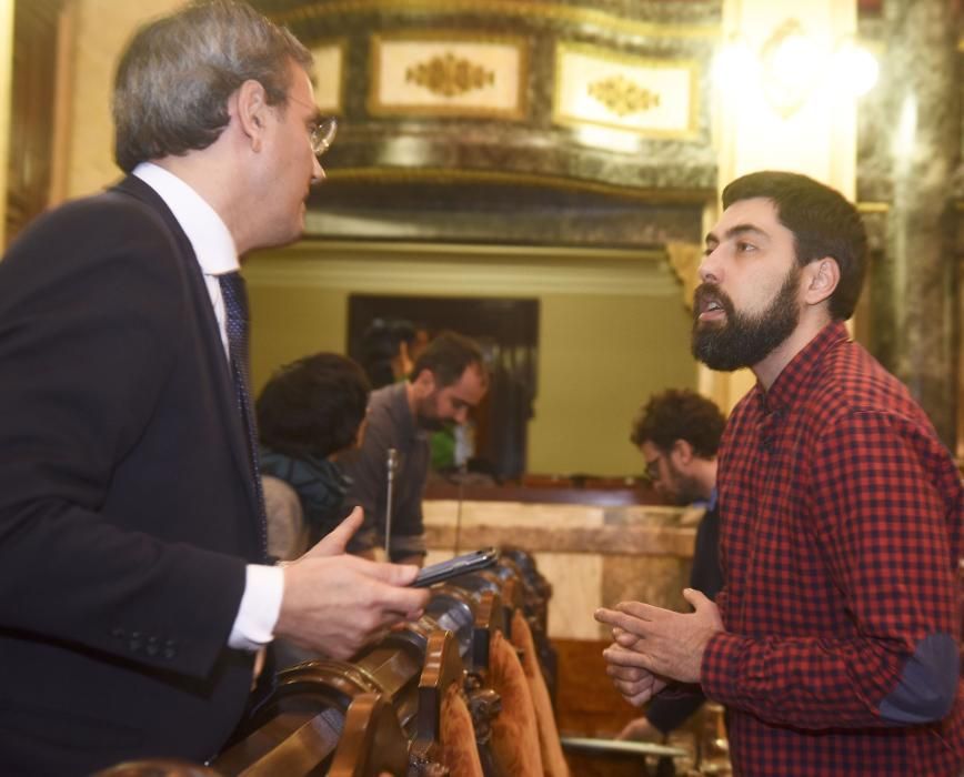 Pleno municipal en A Coruña 6 de marzo