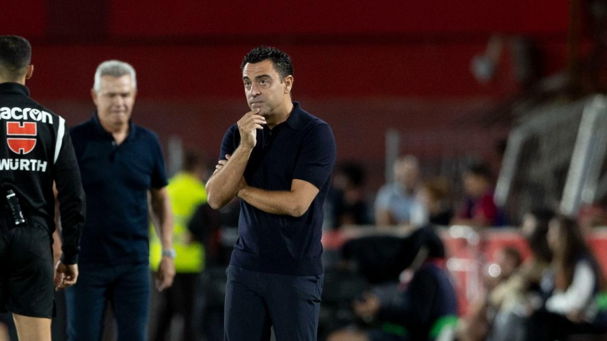 Xavi Hernández valora el empate y los dos goles encajados en Mallorca