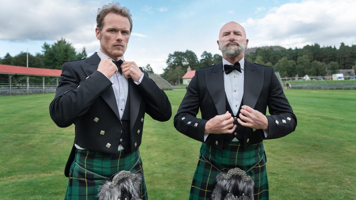 Sam Heughan y Graham McTavish, en 'Men in kilts'