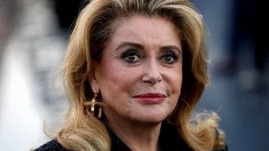 La actriz Catherine Deneuve.