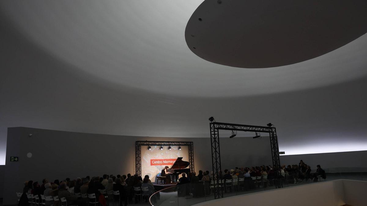 Interior del Niemeyer, en un concierto a finales del año pasado.