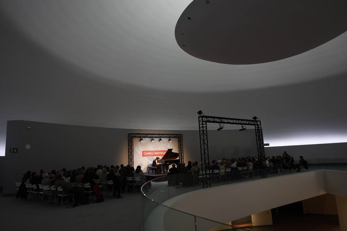 Interior del Niemeyer, en un concierto a finales del año pasado.