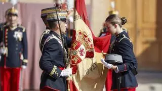 La princesa Leonor se despide de la Academia General Militar de Zaragoza