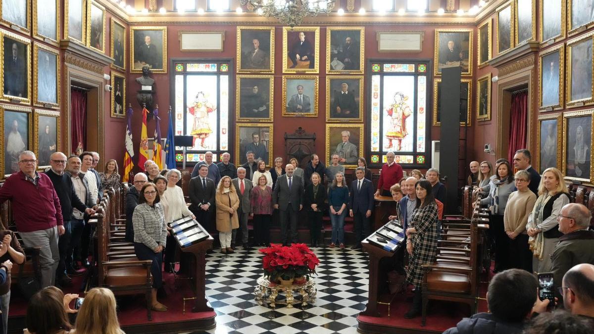 Martínez ha presidido el acto de reconocimiento a los trabajadores jubilados.