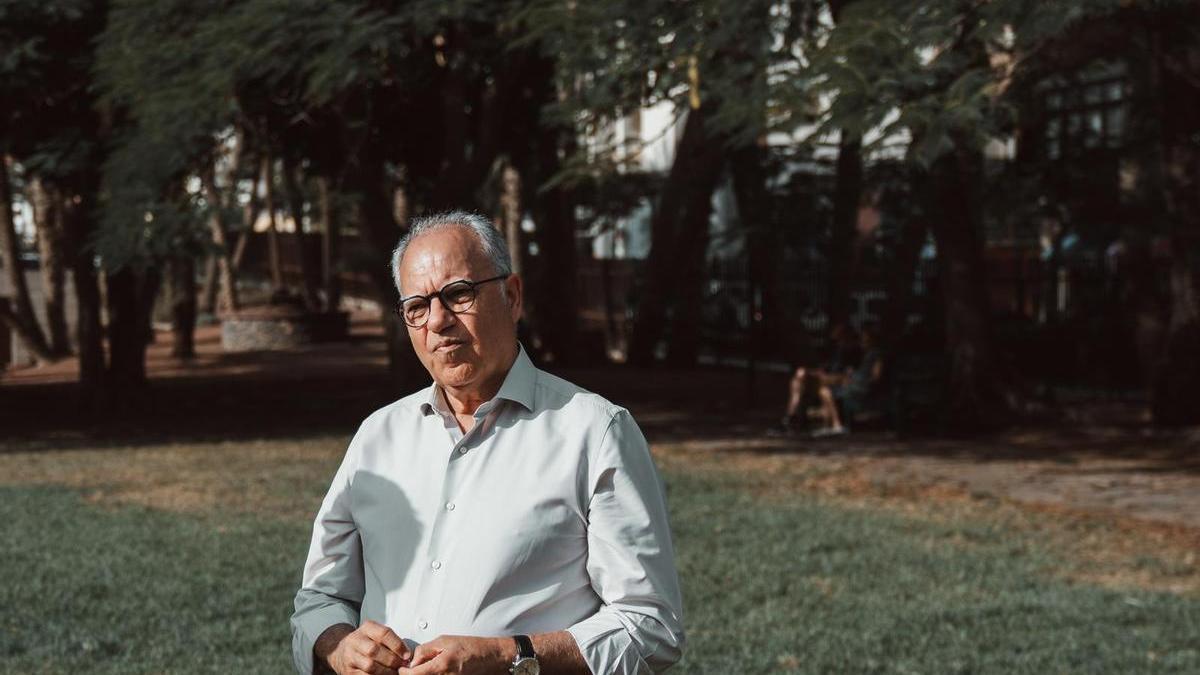 El portavoz y líder de ASG, Casimiro Curbelo.