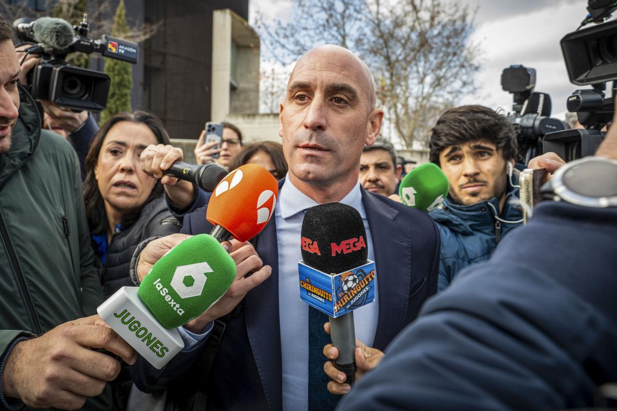 El expresidente de la Federación de Fútbol Luis Rubiales.
