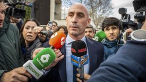El expresidente de la Federación de Fútbol Luis Rubiales.