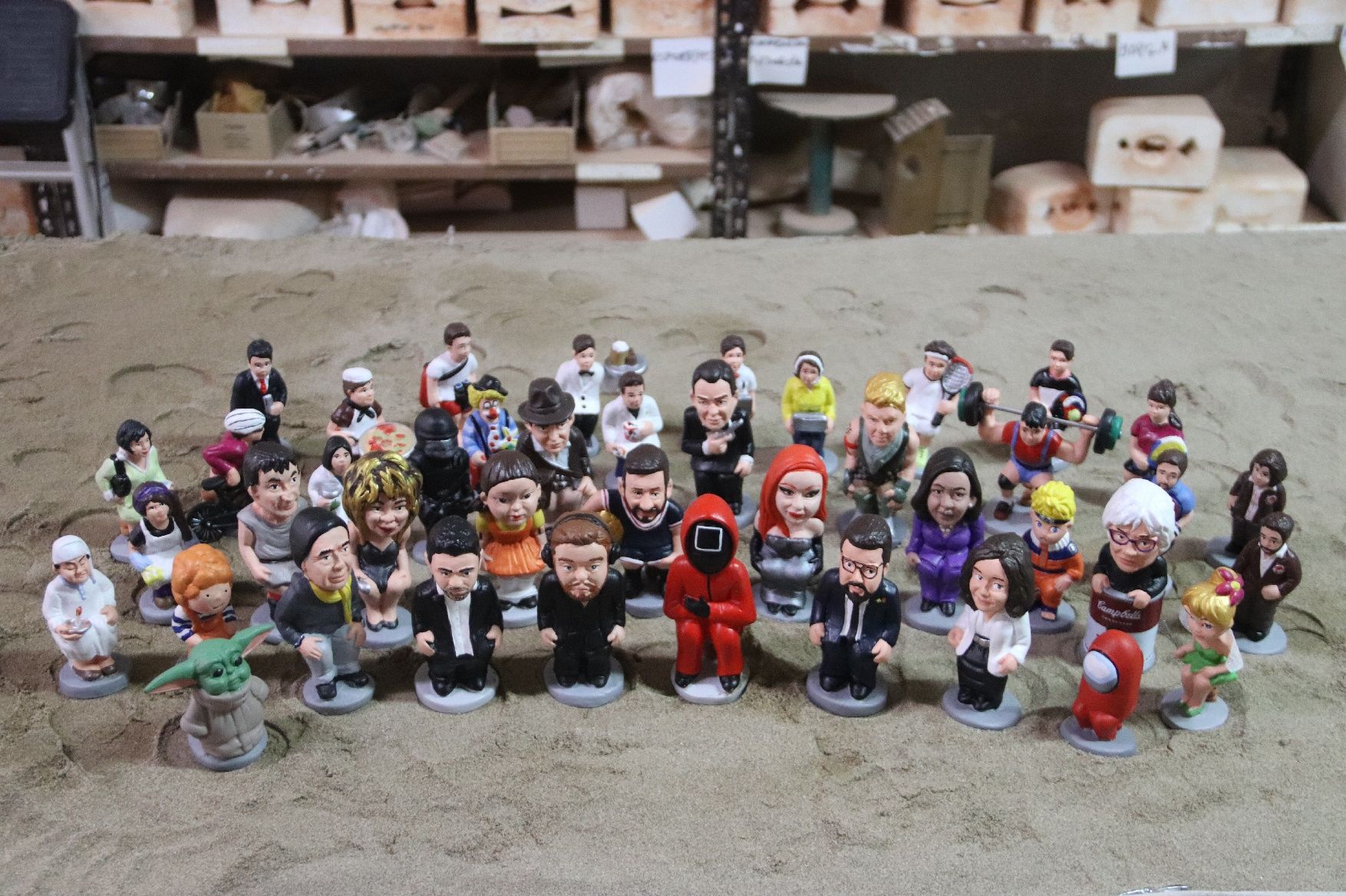 Els caganers que triomfaran aquest Nadal 2021 (Fotos: Caganer.com)