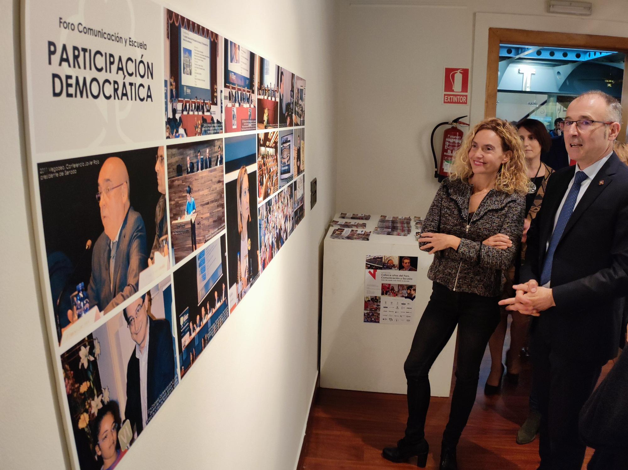 Intensa jornada con la presidenta del Congreso en la comarca Oscos-Eo