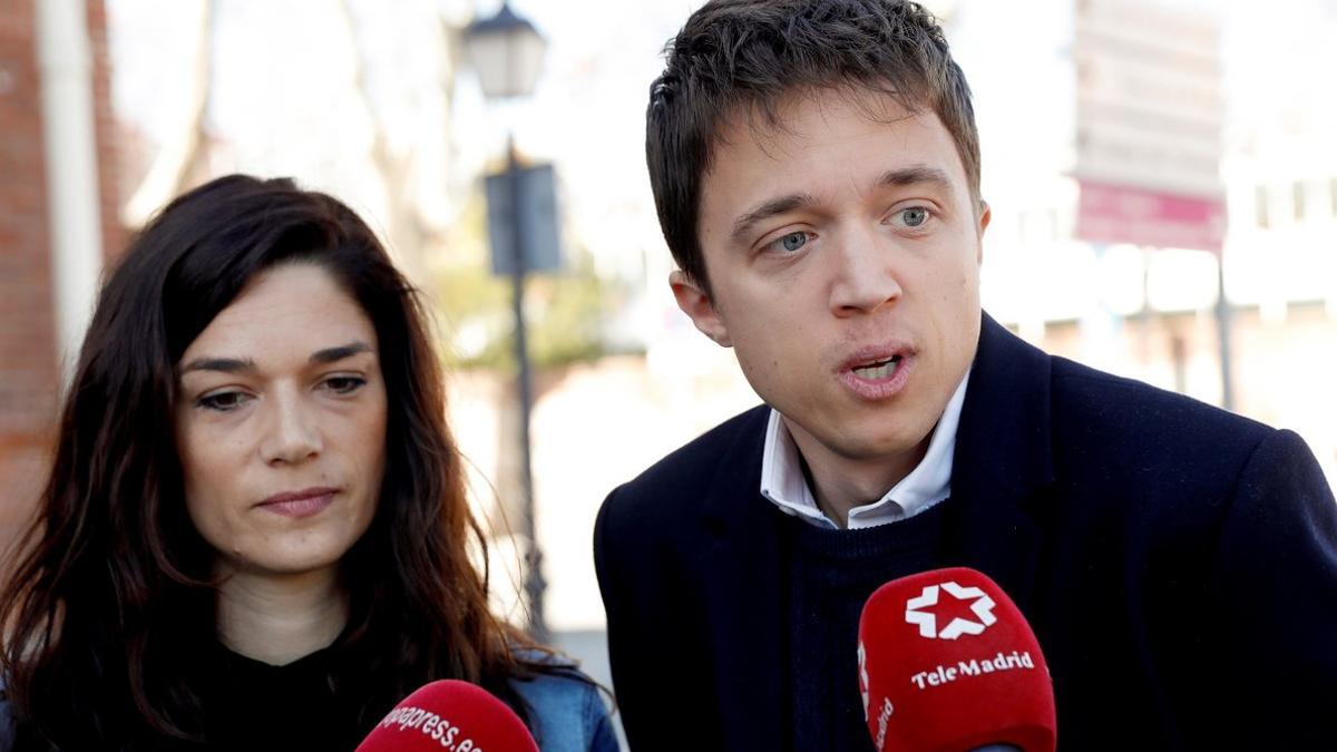 Iñigo Errejón y Clara Serra, el pasado marzo en Madrid.