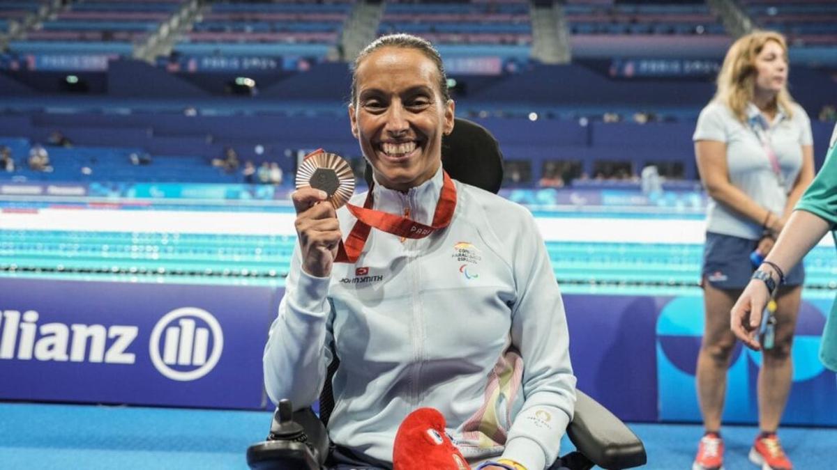 Teresa Perales, amb el bronze paralímpic de París 2024
