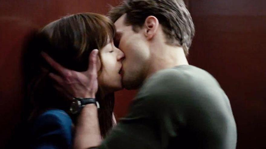 Una escena de &#039;50 sombras de Grey&#039;.