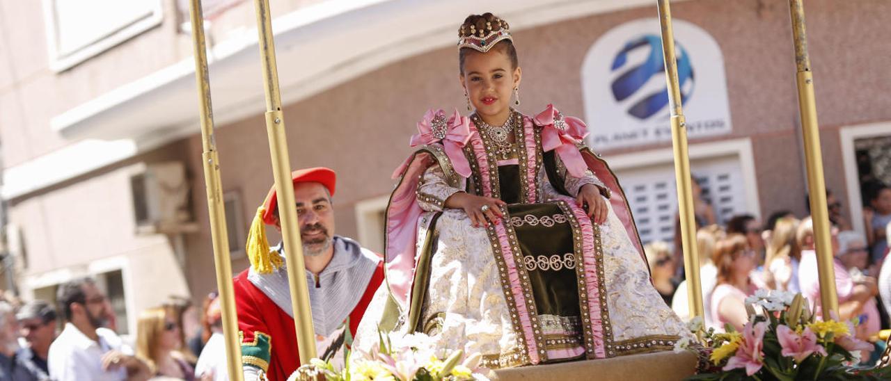 Una rodela de las Fiestas de Moros y Cristianos de Petrer