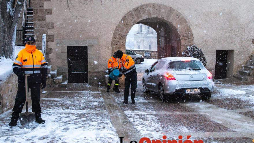 Nieve en Caravaca y pedanías