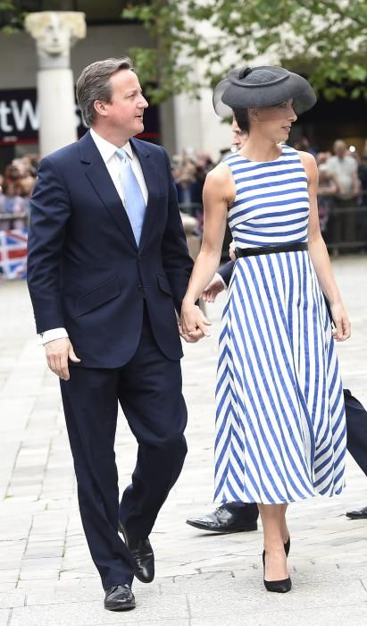 David Cameron y su esposa Samantha