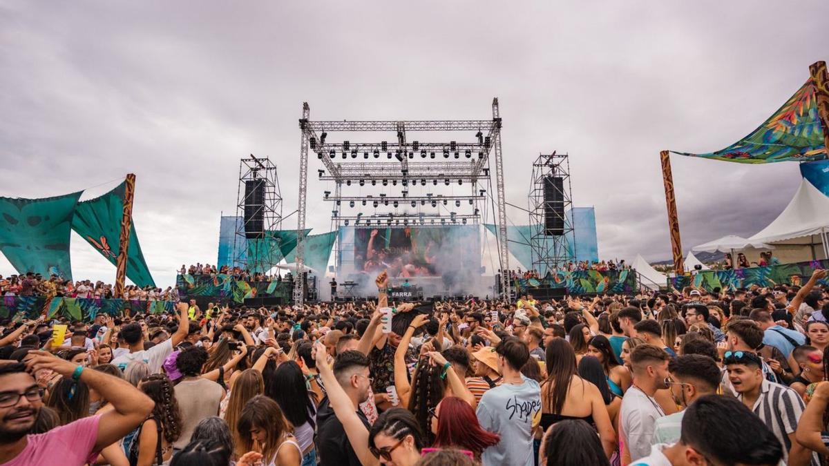 El recinto habilitado para el concierto lució esta imagen. | | EL DÍA