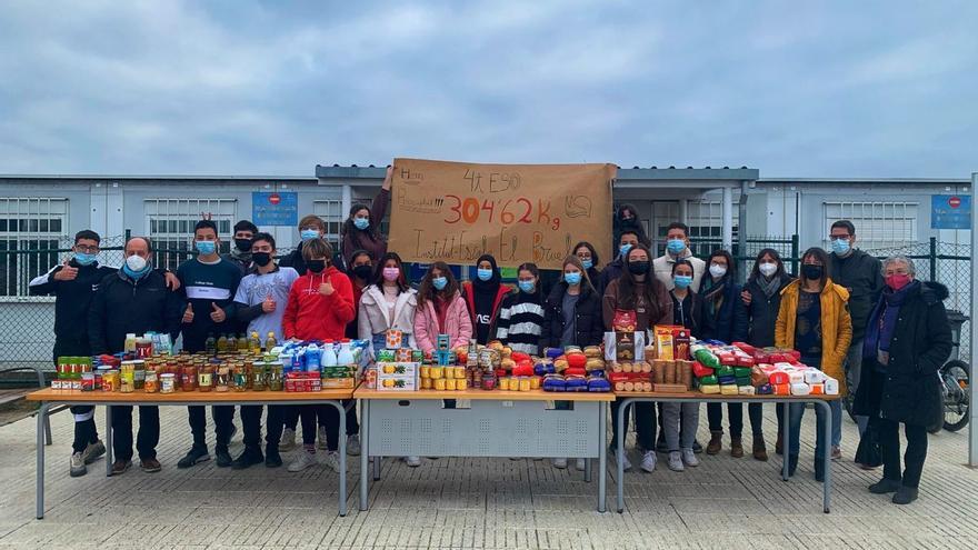 L’alumnat d&#039;El Bruel Empuriabrava ha recollit 304 Kg d’aliments pel Banc d’Aliments de Castelló