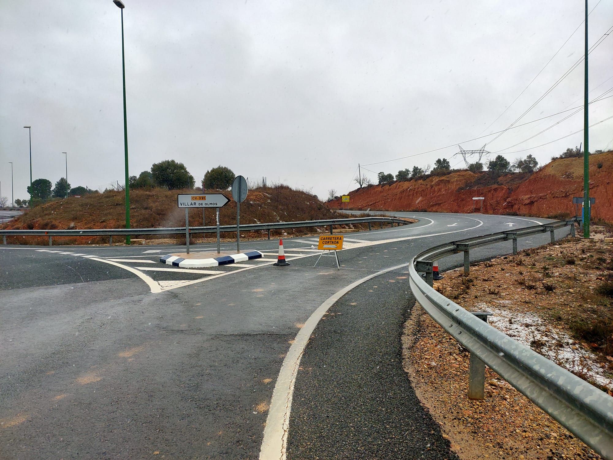 Nieve en Requena y Utiel