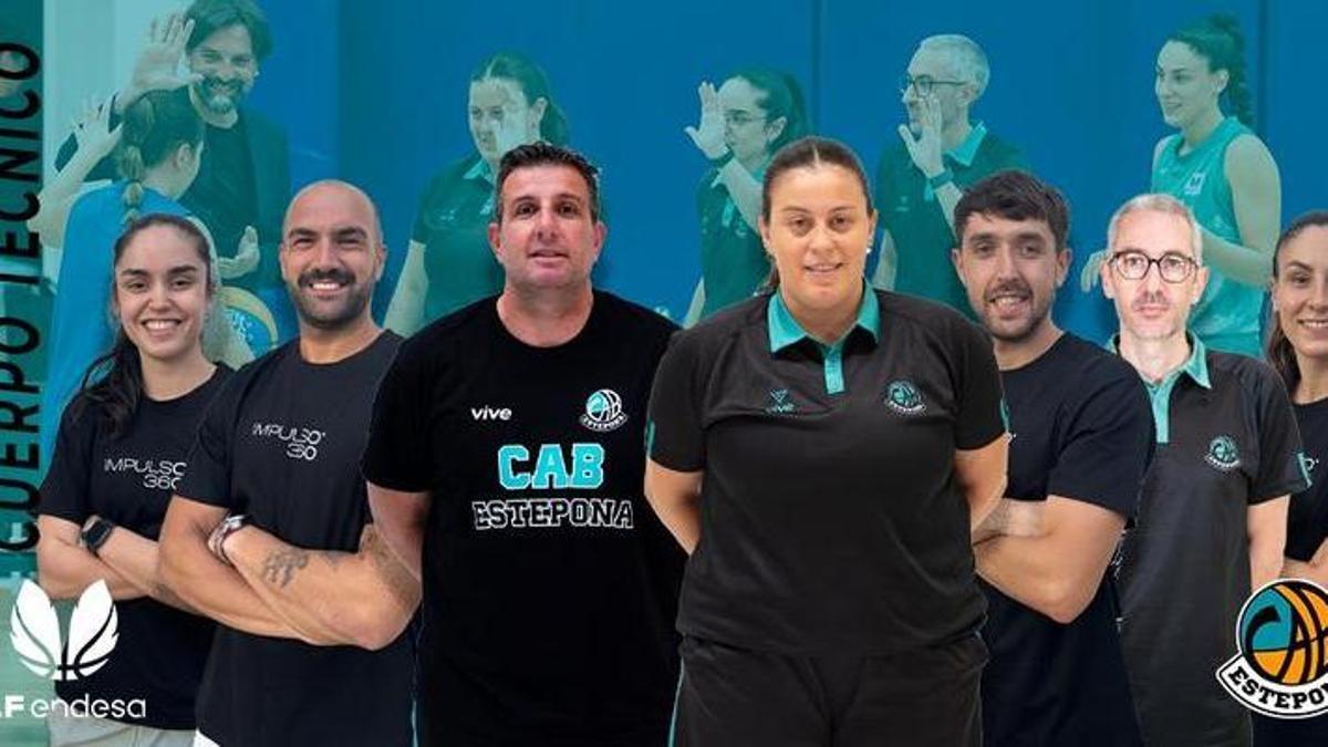 Cuerpo técnico del CAB Estepona 2026/2027.