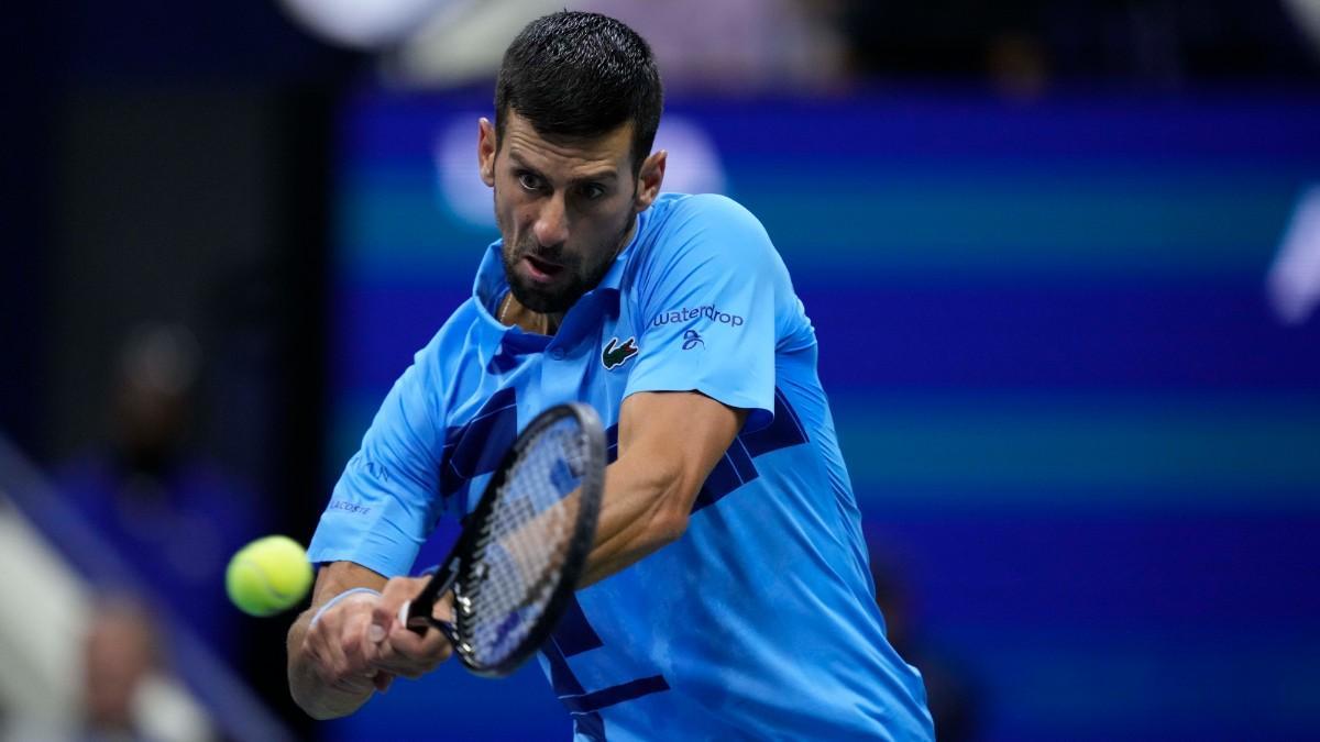 Djokovic en un partido del US Open