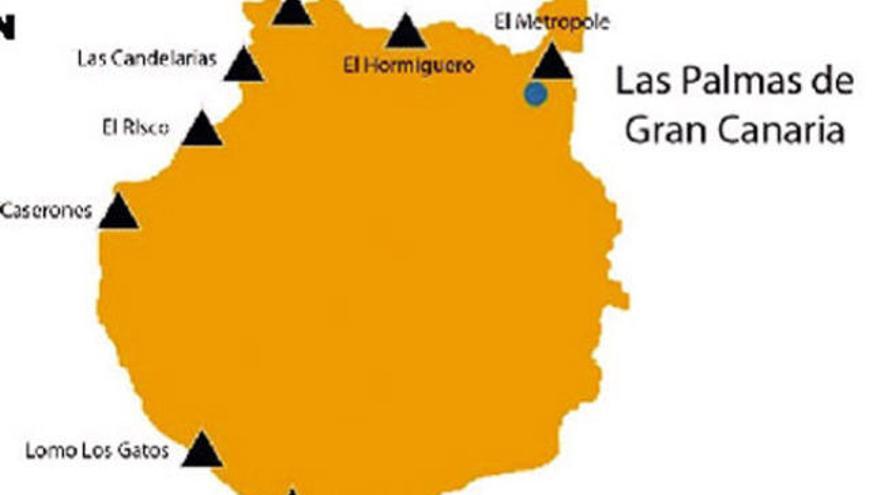 Mapa de necrópolis. i  ULPGC