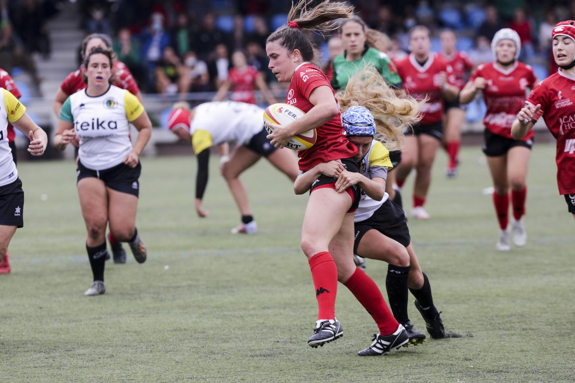 Victoria del Rugby Turia ante CAU Valencia en División de Honor B femenina de rugby