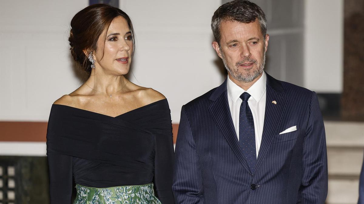 El próximo rey de Dinamarca, el príncipe heredero Federico, junto a su mujer, Mary Donaldson, el pasado mes de noviembre durante la visita de los reyes españoles a su país.