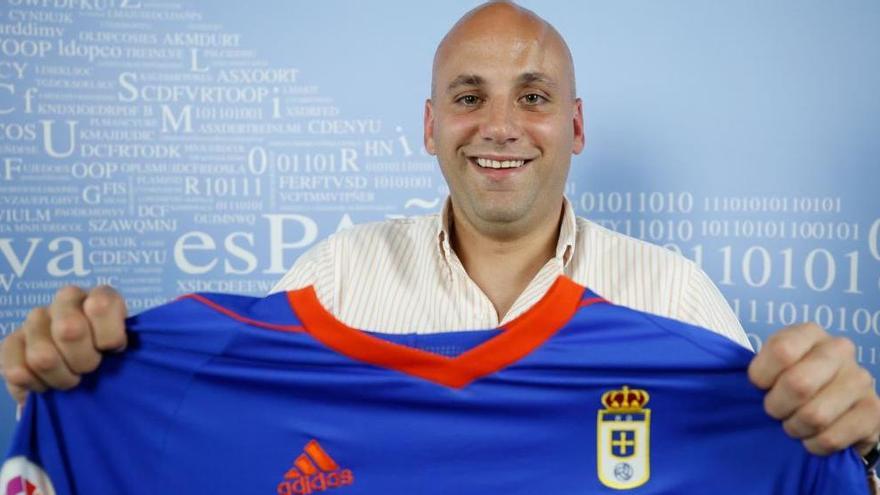 Javi Rozada, entrenador del Oviedo B