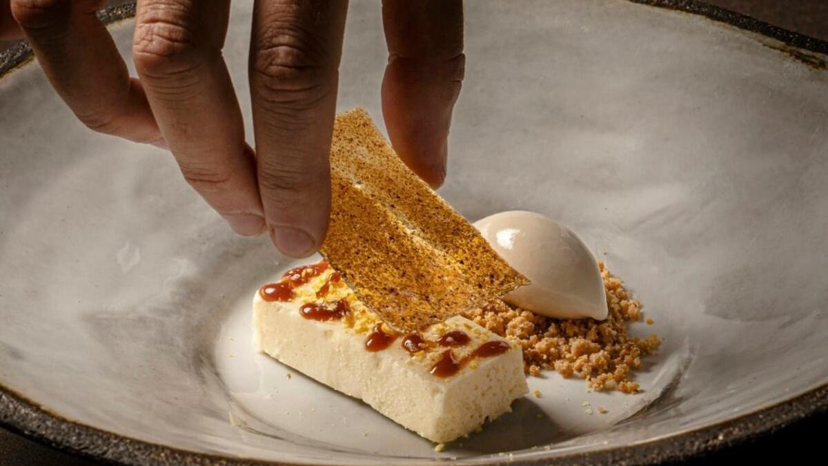 Algunas de las creaciones del Kamezí, el primer restaurante con Estrella Michelín de Lanzarote