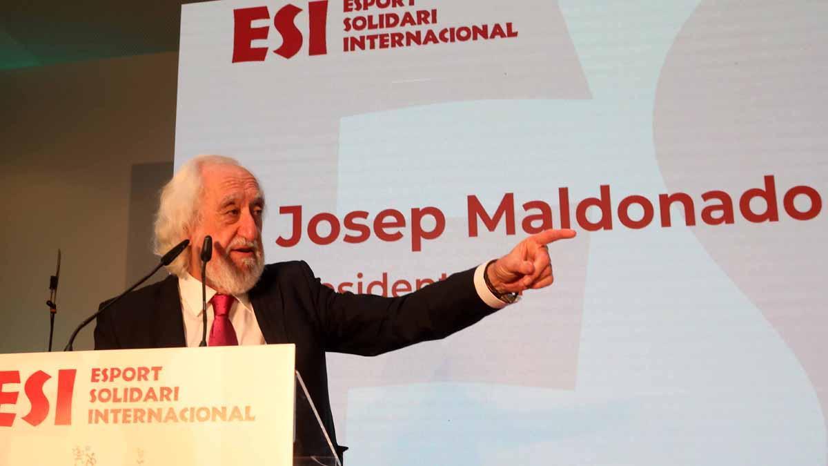 Josep Maldonado, alma mater de la velada de la fundación ESI