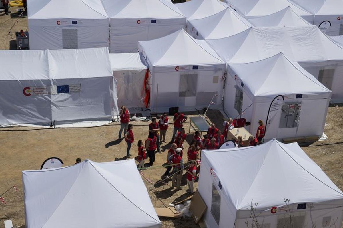 Hospital de campaña que va a desplegar España en Turquía.