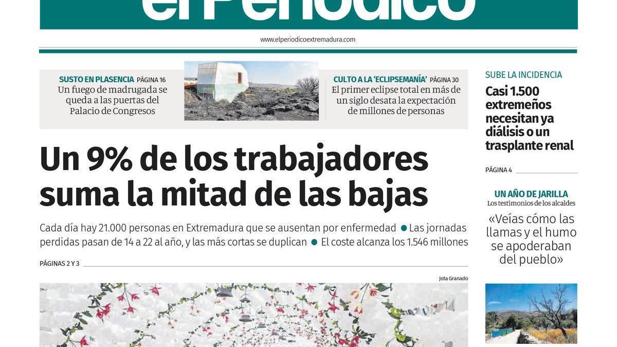 Consulta la portada correspondiente al día 9 de agosto de 2026