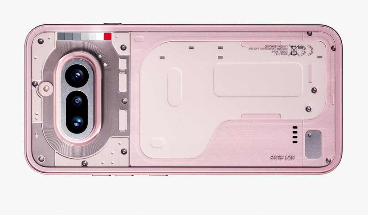 Nothing Phone 4a rosa.