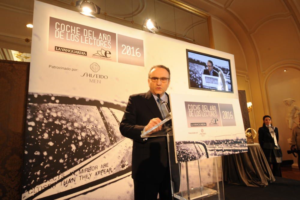 Entrega de los premios Coche del Año de Los Lectores 2016