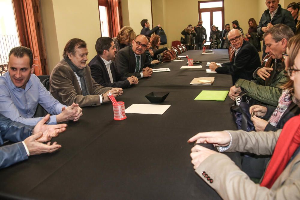 Reunión de la dirección de la UA en Alcoy