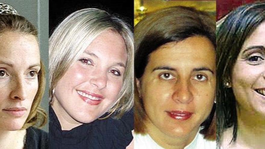 De izquierda a derecha, Serenas Prados, Ana Montelongo, Deborah Verde y  Barbara Abrahám.