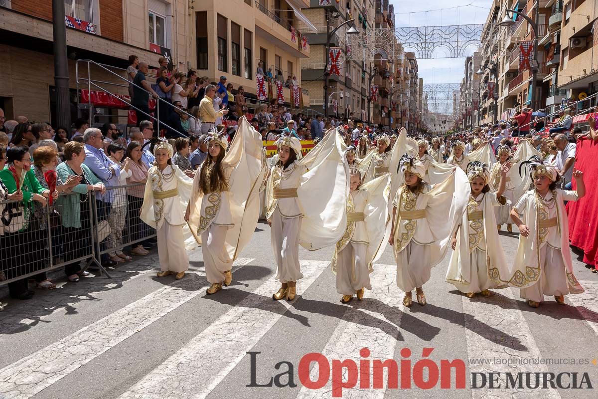 Desfile infantil del Bando Moro en las Fiestas de Caravaca