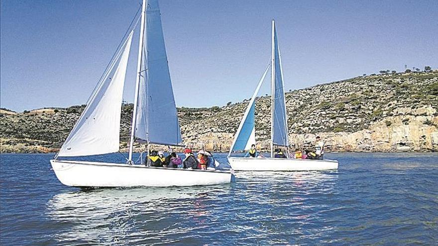 Alumnos de colegios de Orpesa comienzan sus jornadas náuticas