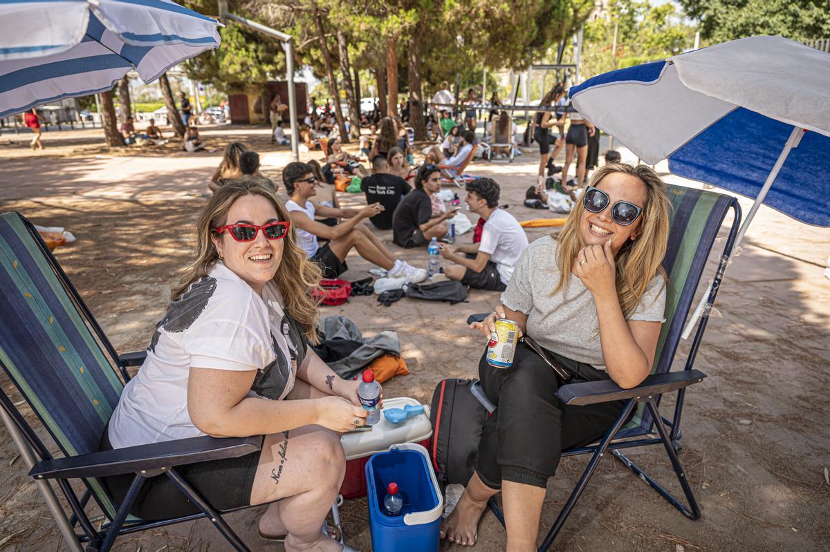 Ambiente antes del concierto de Rosalía