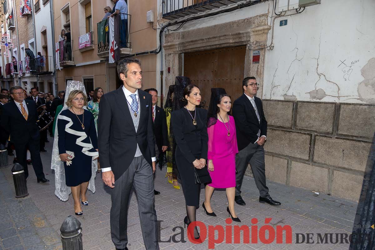 Procesión del Baño y parlamento en las Fiestas de Caravaca