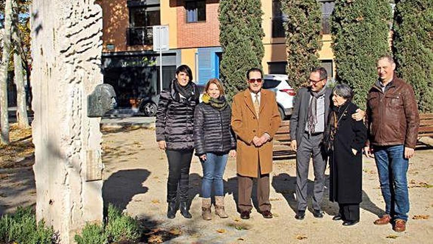 Sant Fruitós inaugura la nova ubicació de l&#039;escultura de Figueras