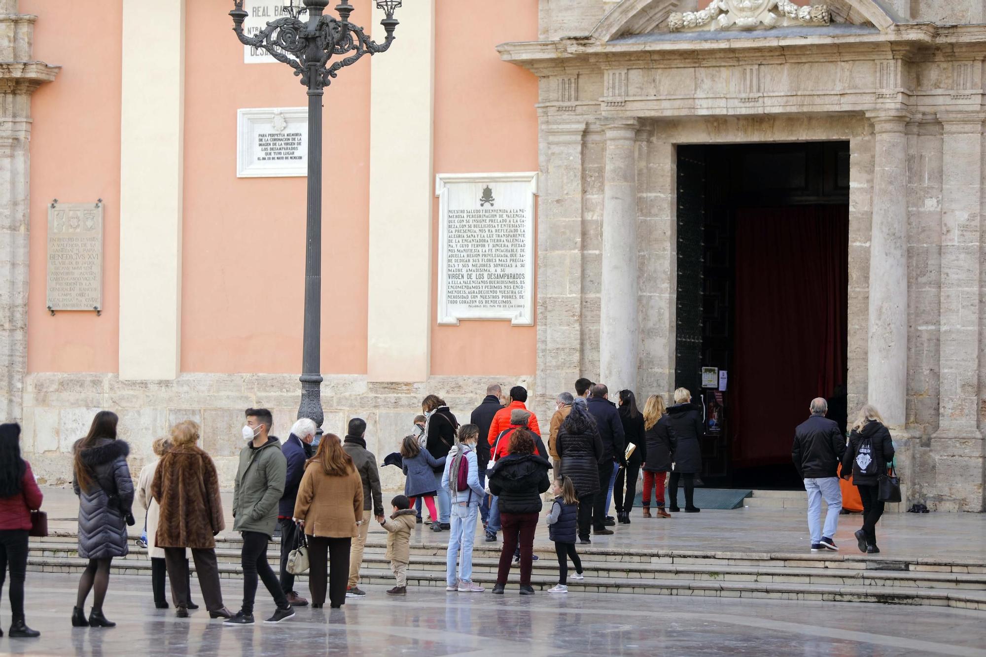 Ambiente en el centro de València el 1 de enero de 2021