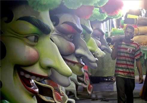 Preparativos del Carnaval de Río