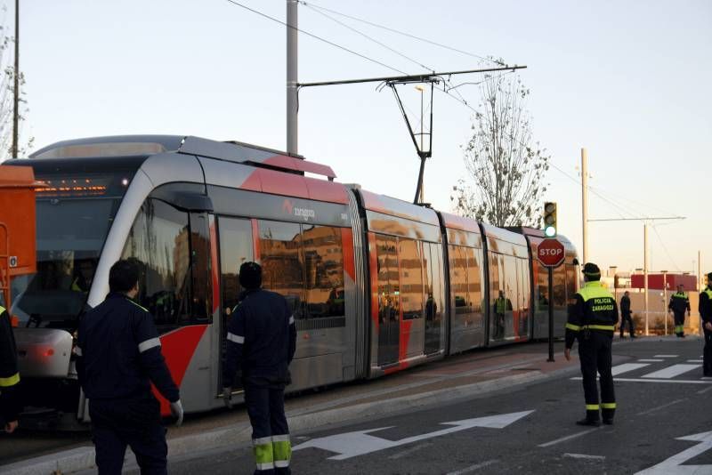 Fotogalería: Accidente del tranvía de Zaragoza