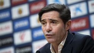 Marcelino se estrenará con hasta nueve partidos en veinticinco días en el final de 2023